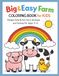 Big & Easy Farm Coloring Book for Kids