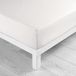 douceur d'intérieur Fitted Sheet (180 x 200 cm) Lina White, 100% Cotton