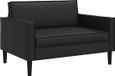 vidaXL Fauteuil XXL Noir Similicuir