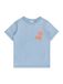 s.Oliver Shirt blauw denim / neonoranje