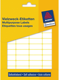 Avery Mini Etiketten - 29 x 18 mm - Wit - 960 stuks