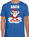 Bellatio Decorations Shoppartners Bv Santa for president Kerstshirt / Kerst t-shirt blauw voor heren - Kerstkleding / Christmas outfit XL