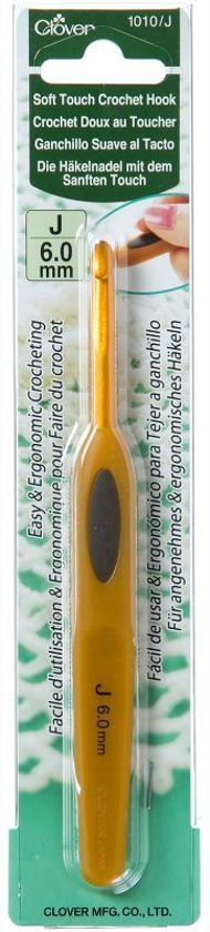 Clover Soft Touch haaknaald 6.0mm
