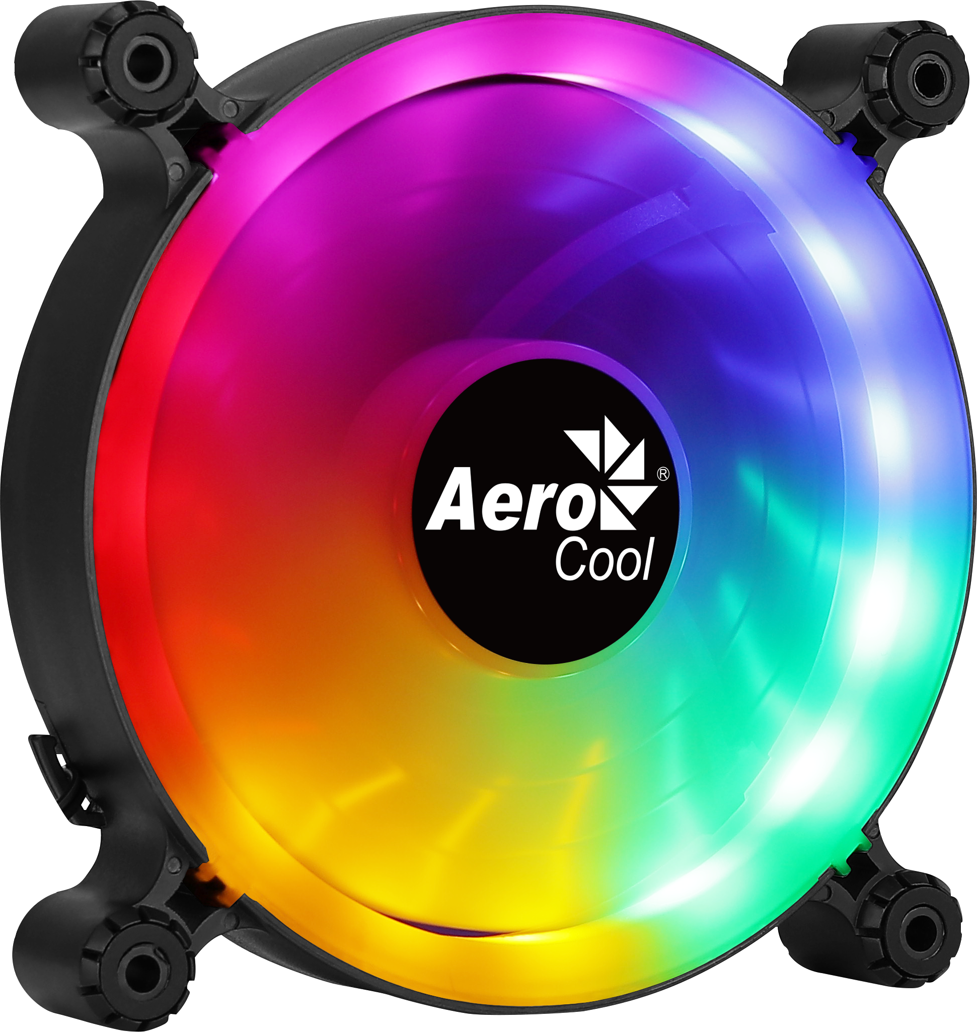 Aerocool Spectro 12 FRGB - Fan - 120mm - Black, Translucent