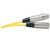 Soundlab XLR m XLR v audiokabel geel 1 meter