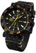 Vostok Europe VK61-575C589 Analoog kwartshorloge voor heren, met leren armband, zwart, Riemen.