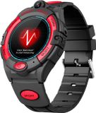 EKO Aangesloten horloge 4G GPS Camera Waterdicht IPX7 met kompas, Zwart / Rood