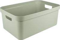 Sunware opbergbox Sigma - kunststof - 45 liter - lichtgroen - 39 x 59 x 24 cm