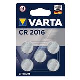Varta CR2016 5-delige blister 3V lithium knoopcel
