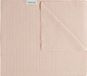 Baby's Only Wiegdeken Dawn - Baby deken met visgraat motief - Katoen/Acryl - 70x95 cm - Blush/Ecru