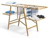 Pliable Laundry Drying Rack, 24 Meters, Wood Look
