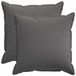 vidaXL - Kussensloop - 2 pcs - HOUTEN - Lichtgrijs - 70 x 70 cm - Faux Linnen
