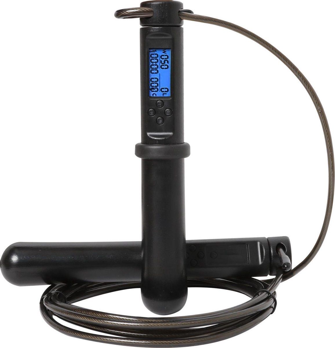 Jobber Sports Digital Rope - Springtouw met Teller - Speedrope Verstelbaar - Zwart