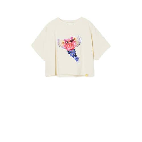 Desigual T-shirt with print white