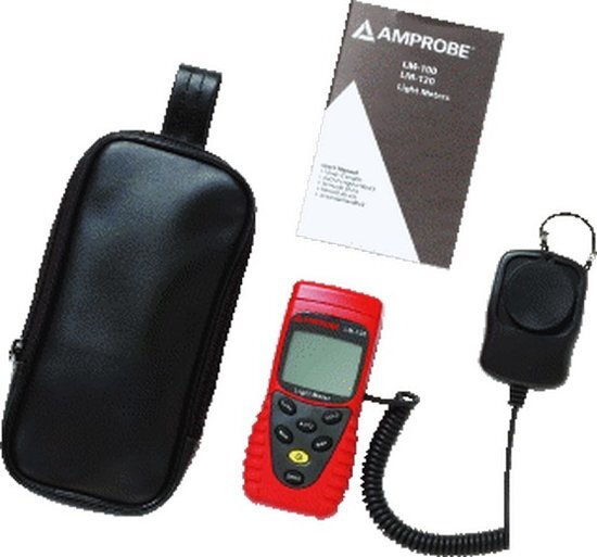 BEHA AMPROBE BHAM lux meter voeding 1x batt. 6LR61 batterij indicator