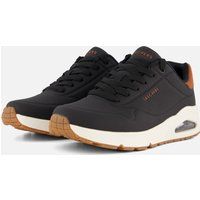 Skechers Uno - Suited On Air Heren Sneakers - Zwart - Maat 41