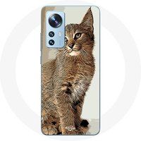 Maniacase Etui voor Xiaomi Mi 12 / 12X Siamese kattenras