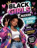 Black Girls Modern Coloring Book