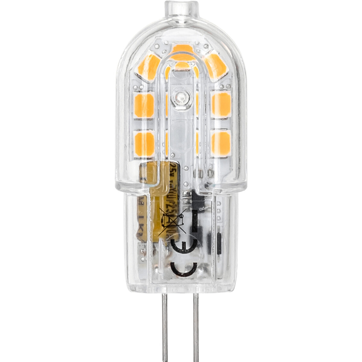 Velvalux LED Lamp - G4 Fitting - Dimbaar - 2W - Warm Wit 3000K - Transparant | Vervangt 20W