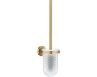 GROHE Start Toiletborstelset – Wandmontage – Schroeven of Lijmen – Glas & Metaal – Geborsteld Cool Sunrise