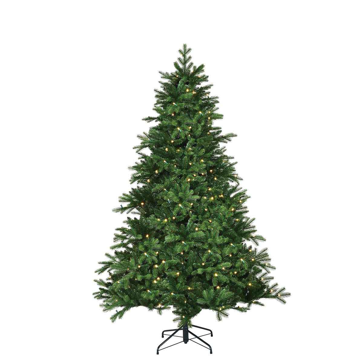 Blackbox kerstboom led brampton spruce maat in cm: 215 x 142 groen 260 lampjes met warmwit led