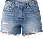 Levis Ribcage Short Zip Vrouwen W29 Blauw