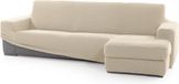 Sofaskins Hoes voor chaise longue met korte rechterarm NIAGARA 210 - 340 cm - Beige