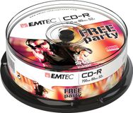 Emtec CD-R 700 MB 52x Cakebox (25 pièces)