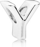 PANDORA Letter Y Sterling Silver Charm