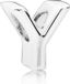 PANDORA Letter Y Sterling Silver Charm
