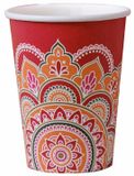 Ginger ray Papieren bekers Diwali, 8 stuks, multi color