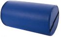 QUIRUMED Rolkussen, 55 x 25 cm, blauw, kunstleer, schuimvulling, yoga, fitness, massage