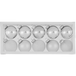 LIVARNO Glazen kerstballen, set van 10 of 24 (5 cm, Zilver)