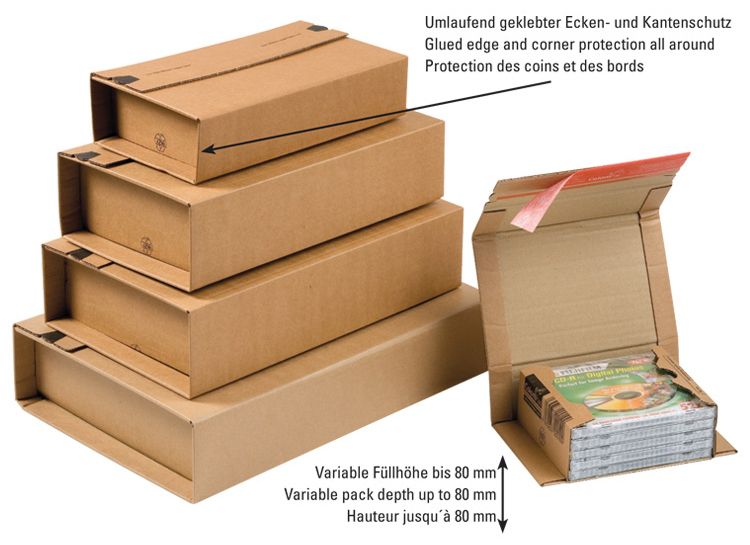 Colompac Verzenddoos CP020 bruin 20 stuks