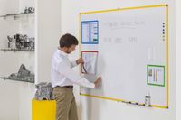 Bi-Office Ultrabrite magnetisch whiteboard 90 x 60 cm