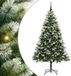 vidaXL - Kunstmatige Scharnierende Kerstboom met Gevlokte Sneeuw - Groen - 210 cm