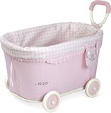 Decuevas Niza Poppenwagen - Roze met ruitjes motief - Buggy - 3+ jaar