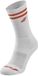 Babolat Team Single Crew Socks White/Cherry Tomato Unisex Polyester