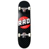 RAD Checkers Progressive skateboard voor volwassenen, uniseks, zwart/grijs, 18 cm