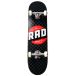 RAD Checkers Progressive skateboard voor volwassenen, uniseks, zwart/grijs, 18 cm