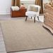 Grande Vloerkleed Modern Pluizig Kortpolig Beige Polyester 80x150 cm