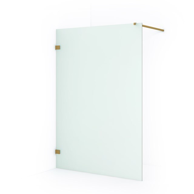 Maxaro Inloopdouche Diamond 140cm 8mm Mat Veiligheidsglas Goud