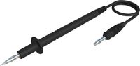 SKS Hirschmann Test & Measurement Hirschmann Test & Measurement PL 3 Meetsnoer 4mm-stekker Banaanstekker 4 mm 1.00 m Zwart 1 stuk(s)