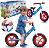 sarcia.eu Paw Patrol Loopfiets 11 inch Blauw/Rood