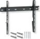 Support mural TV, ultra plat, 32-55 pouces, LCD/OLED, VESA 100x100-400x400, 80 kg, noir