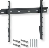 Support mural TV, ultra plat, 32-55 pouces, LCD/OLED, VESA 100x100-400x400, 80 kg, noir