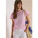 cecil Shirt met boothals in ajour-look