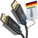 KabelDirekt 4K & 8K DisplayPort Kabel – 2x1m | DP 1.4, 8K@60Hz