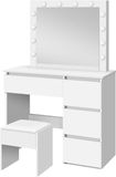 Lykke Kaptafel met Licht Amelia 94cm, wit