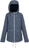 Regatta Waterdicht damesjack Bayletta II - Navy/White Painterly Stripe - Maat 36